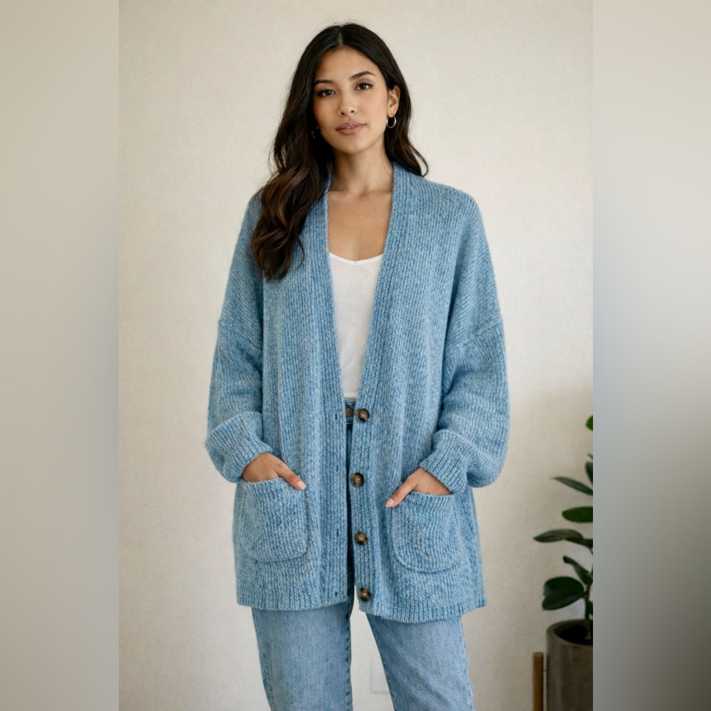 Target Wild Fable SOFT blue cardigan